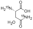 L-天冬酰胺-15N2单水结构式_287484-32-6结构式