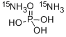 二氢磷酸铵-15N结构式_287488-11-3结构式