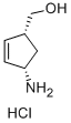 (1R,4S)-4-Aminocyclopentene-1-methanol hydrochloride Structure,287717-44-6Structure