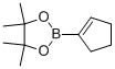 2-(1-环戊基)-4,4,5,5-四甲基-1,3,2-二氧硼烷结构式_287944-10-9结构式