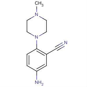 5-氨基-2-(4-甲基哌嗪-1-基)苯甲腈结构式_288251-82-1结构式