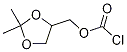 Solketal chloroformate; 2,2-dimethyl-1,3-dioxolan-4-ylmethyl chloroformate Structure,28863-62-9Structure