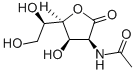 2-乙酰氨基-2-脱氧-d-甘露糖酸-1,4-内酯结构式_28876-37-1结构式