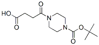 4-(3-Carboxy-propionyl)-piperazine-1-carboxylic acid tert-butyl ester Structure,288851-44-5Structure