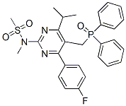 Methanesulfonamide, N-[5-[(diphenylphosphinyl)methyl]-4-(4-fluorophenyl)-6-(1-methylethyl)-2-pyrimidinyl]-N-methyl- Structure,289042-10-0Structure