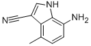 7-氨基-4-甲基-1H-吲哚-3-甲腈结构式_289483-87-0结构式