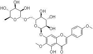 大蓟苷;柳穿鱼叶苷结构式_28978-02-1结构式