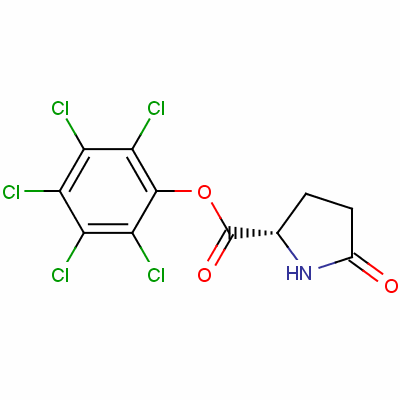 L-焦谷氨酸五氯苯酯结构式_28990-85-4结构式