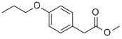 (4-丙氧基苯基)乙酸甲酯结构式_29056-04-0结构式