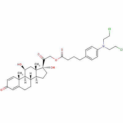 泼尼莫司汀结构式_29069-24-7结构式