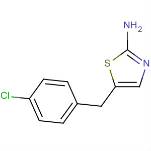 2-氨基-5-(4-氯苄基)-1,3-噻唑结构式_290835-51-7结构式