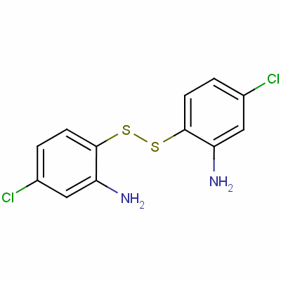 2-氨基-4-氯苯基 二硫化物结构式_29124-55-8结构式
