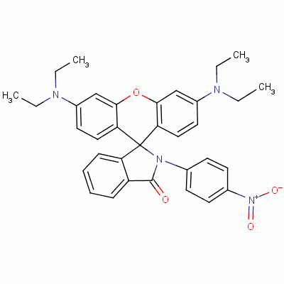 3’,6’-Bis(diethylamino)-2-(4-nitrophenyl)spiro[isoindole-1,9’-xanthene]-3-one Structure,29199-09-5Structure
