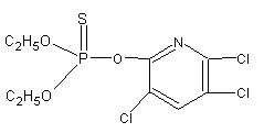 毒死蜱;毒死蜱乳油结构式_2921-88-2结构式