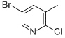 2-Chloro-3-methyl-5-bromopyridine Structure,29241-60-9Structure