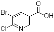 5-Bromo-6-chloronicotinic acid Structure,29241-62-1Structure