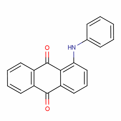 1-(苯基氨基)-9,10-蒽二酮结构式_2944-28-7结构式