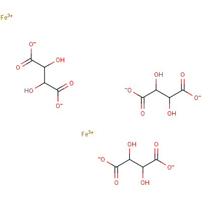 Iron(iii) 2,3-dihydroxysuccinate Structure,2944-68-5Structure