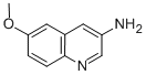 3-氨基-6-甲氧基喹啉结构式_29507-86-6结构式