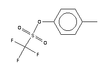 对苄基三氟甲磺酸结构式_29540-83-8结构式