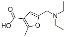 5-[(Diethylamino)methyl]-2-methylfuran-3-carboxylic acid Structure,296274-15-2Structure