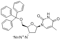 3-Azido-3-deoxy-5-o-triphenylmethylthymidine Structure,29706-84-1Structure