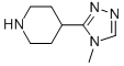 5-(4-哌啶基)-4-甲基-4H-1,2,4-三唑结构式_297172-18-0结构式