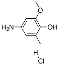 4-氨基-2-甲氧基-6-甲基苯酚盐酸盐结构式_2977-70-0结构式