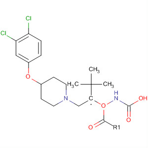 2-[4-(3,4-二氯苯氧基)-1-哌啶基]乙基氨基甲酸叔丁酯结构式_298698-99-4结构式