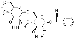 苦杏仁苷结构式_29883-15-6结构式