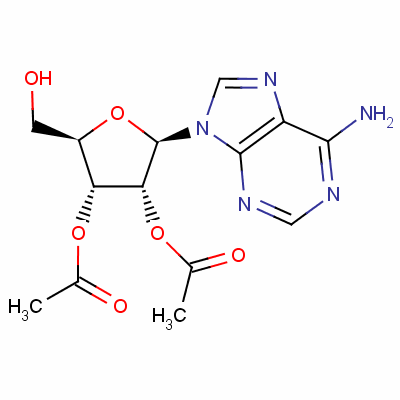 2,3-二乙酸腺苷酸酯结构式_29886-19-9结构式