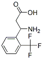 3-氨基-3-(2-三氟甲基苯基)-丙酸结构式_299165-24-5结构式