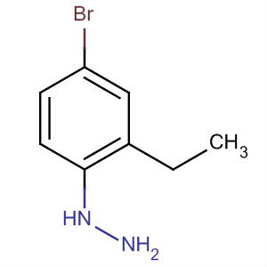 (4-Bromo-2-ethylphenyl)hydrazine Structure,299167-06-9Structure