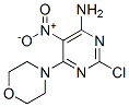 4-(6-氨基-2-氯-5-硝基-4-嘧啶)-吗啉结构式_29955-44-0结构式