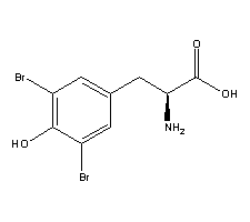 3,5-Dibromo-L-tyrosine Structure,300-38-9Structure