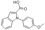 1-(4-甲氧基-苯基)-1H-吲哚-2-羧酸结构式_300365-79-1结构式