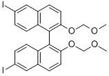 (R)-6,6’-diiodo-2,2’-bis(methoxymethoxy)-1,1’-binaphthalene Structure,300369-65-7Structure