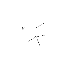 烯丙基三甲基溴化铵结构式_3004-51-1结构式