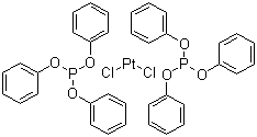 二(亚磷酸三苯酯)二氯化铂(II)结构式_30053-58-8结构式