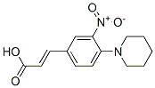 3-(3-Nitro-4-piperidinophenyl)acrylic acid Structure,300541-92-8Structure