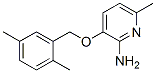2-氨基-3-(2,5-二甲基苄氧基)-6-甲基吡啶结构式_300665-41-2结构式