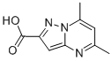 5,7-二甲基吡唑并[1,5-a]嘧啶-2-羧酸结构式_300691-07-0结构式