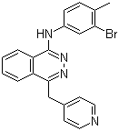 N-(3-溴-4-甲基苯基)-4-(吡啶-4-甲基)二氮杂萘-1-胺结构式_300842-64-2结构式