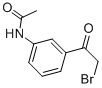 3-乙酰氨基-2-溴苯乙酮结构式_30095-56-8结构式