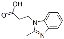 3-(2-Methyl-benzoimidazol-1-yl)-propionic acid Structure,30163-82-7Structure