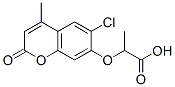 2-[(6-氯-4-甲基-2-氧代-2H-色满-7-基)氧基]丙酸结构式_301683-08-9结构式