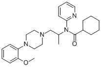 N-{2-[4-(2-甲氧基苯基)哌嗪]-1-甲基乙基}-n-吡啶-2-基环己烷羧酰胺结构式_302900-97-6结构式