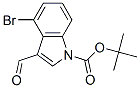 4-Bromo-3-formylindole-1-carboxylic acid tert-butyl ester Structure,303041-88-5Structure
