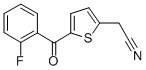 2-[5-(2-Fluorobenzoyl)-2-thienyl]acetonitrile Structure,303144-50-5Structure