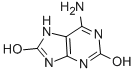 6-氨基-1H-嘌呤-2,8(3h,7h)-二酮结构式_30377-37-8结构式